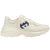Gucci Rhyton Sneakers / Trainers Beige / Cream / Navy / Dark Blue
